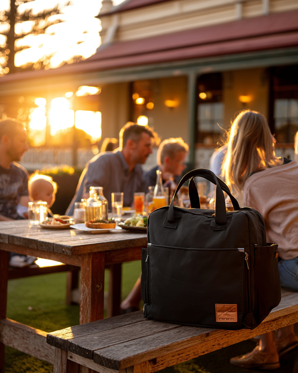 Sunday Pub Vibes: Why The Wanderer Backpack Works Wherever Family Life Takes You